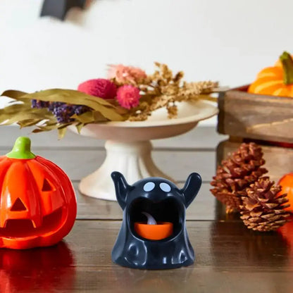Bougie LED fantôme d'Halloween