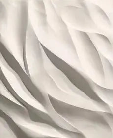 Tableau artistique abstrait 3D en noir et blanc avec motifs ondulés, affiché sur toile de haute qualité, parfait pour un décor moderne.