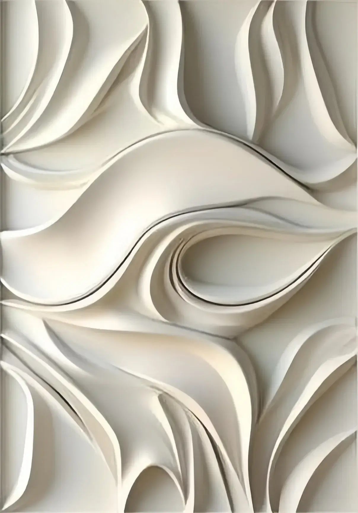 Tableau artistique abstrait 3D sur toile - affiche moderne et contemporaine pour décorer vos murs avec élégance.